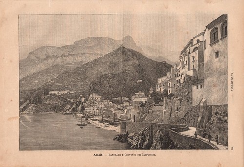 Amalfi veduta panoramica - veduta,