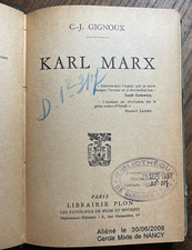 XIXème siècle - KARL MARX  -