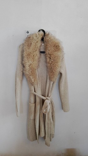 Cappotto maglia con collo - in,