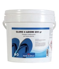 Cloro multifunzione 4 AZIONI
