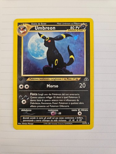 Carta pokemon umbreon holo - umbreon,