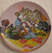 Piatto Porcellana Decorativo