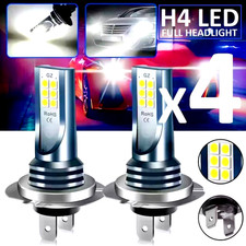 4 PCS LAMPADINE FARI H4 AUTO