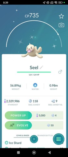 Seel shiny - seel,