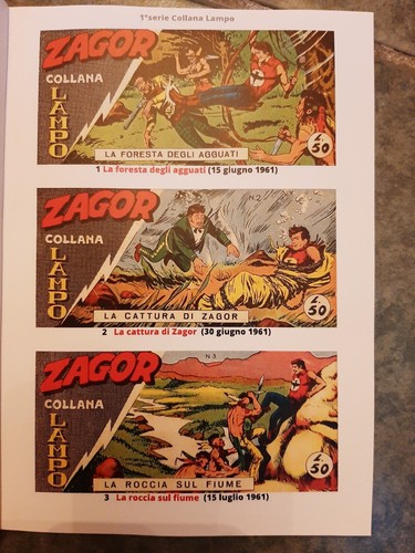 Zagor striscia dalla - dalla, prima