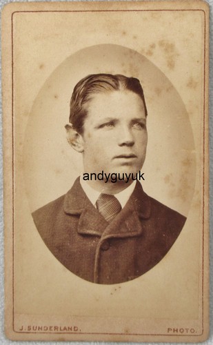 Cdv young man smart centre - cdv,