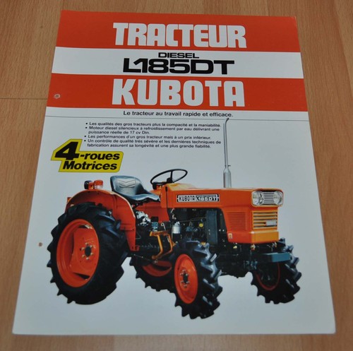 Brochure giapponese trattore