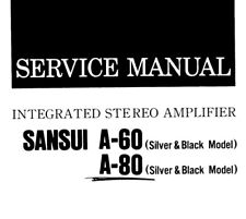 SANSUI A-60, A-80 Integrated
