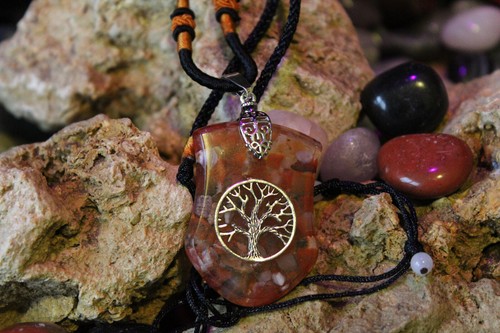 Collana raso nero con - collana,