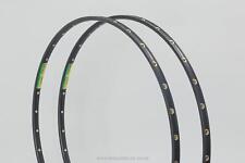 Cerchi Ambrosio Montreal Medaglia D'Or Nero NOS - 32h 28"/700c Tubolare Vintage