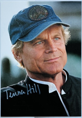 Terence hill cartolina grande - hill,