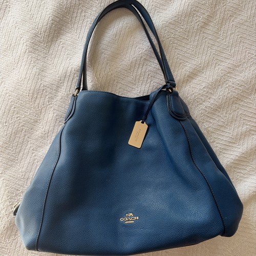 Coach edie blue pebble - edie,