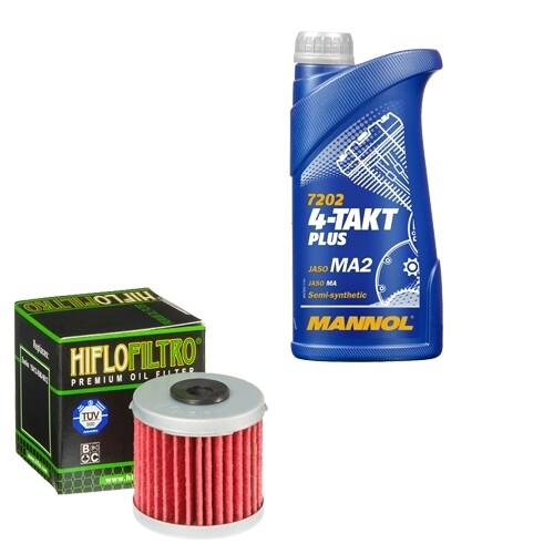 Kit filtro olio hiflo mannol - filtro,
