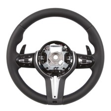 Volante in pelle pieno fiore
