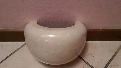Vaso marmo porta - in, fiamma