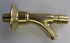 RUBINETTO X FONTANA A PULSANTE OTTONE 1/2 PAPILLON