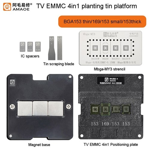 Amaoe tv emmc reballing - 4,
