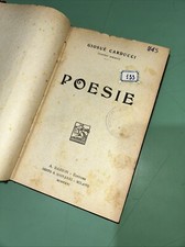 G.CARDUCCI POESIE ATTILIO BARION EDITORE 1926