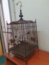 gabbia per uccelli in legno 