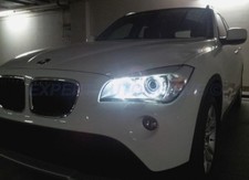 FARI BMW X1 E84 ANGEL EYES NERI A LED DA 2009 AL 06/2015