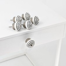 Set 6 pomelli in ceramica