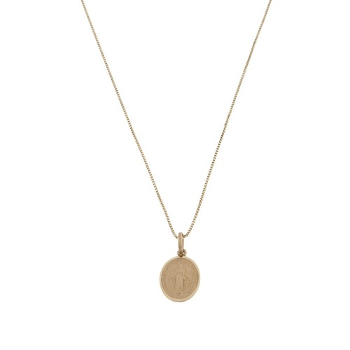 Collana con madonna miracolosa - collana,