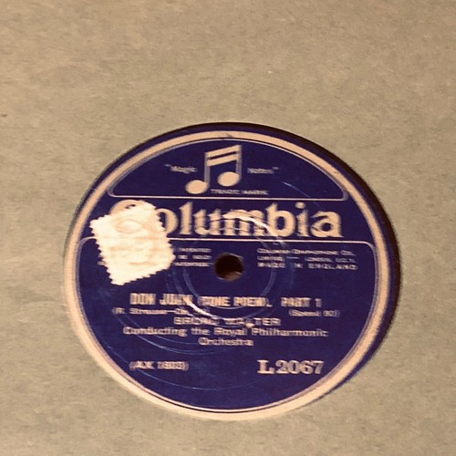 Disco grammofono 78g don - 78g., juan