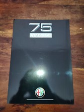 ALFA 75 - DEPLIANT VERSIONI AMERICA TURBO E 3.0 V6 - I-899-801