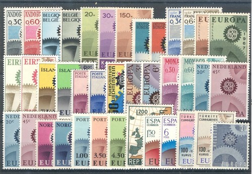 Europa cept 1967 - europa,
