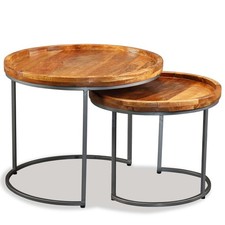 Set Tavolini da Salotto 2 pz