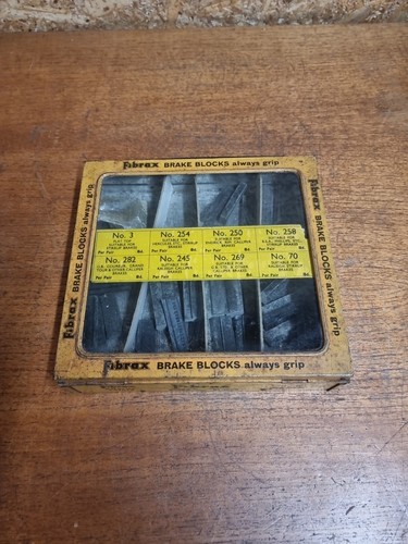 Vintage fibrax brake - vintage, blocks