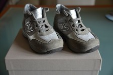 HOGAN scarpe bambina new interactive junior colore silver argento mis 22 shoes 