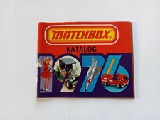 brochure modellini MATCHBOX KATALOG catalogue international edition 1976