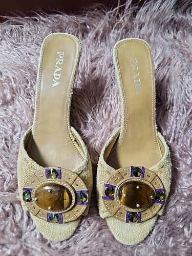Prada sandali donna zeppa - sandali,