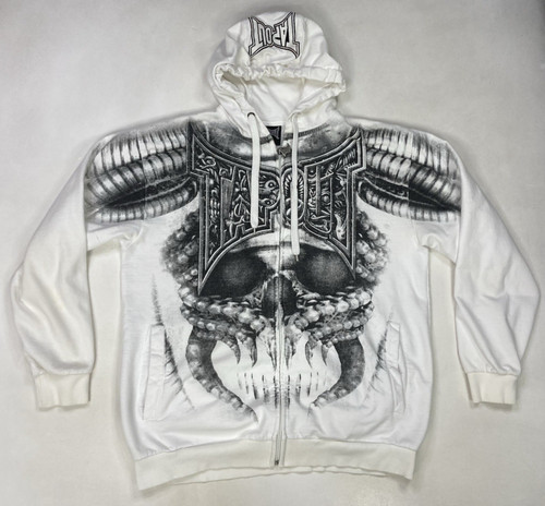 Vintage tapout skull logo full - logo,