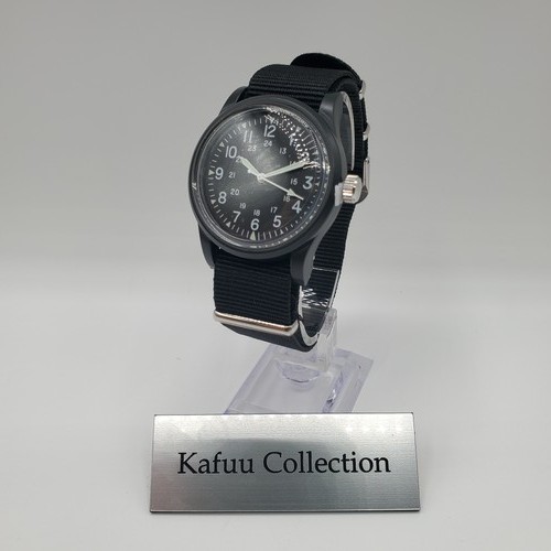 Orologio stile militare nero