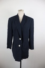 LES COPAINS GIACCA BLAZER DONNA Tg 46 WOMAN VINTAGE JACKET CASUAL LOGO LANA