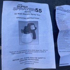 Pistola a spruzzo elettrica Super Spruzzatore (55 Watt) in scatola spedizione tracciata gratuita