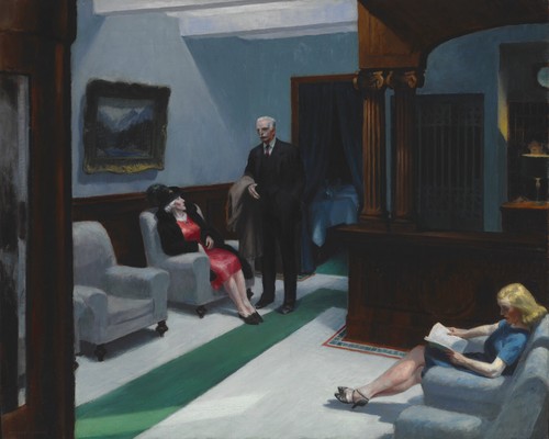 Edward hopper hotel lobby - edward, hopper: