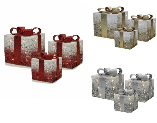 Set pacchi regalo bianco - regalo, oro