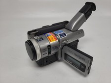 Videocamera vintage anni 90 Sony DCR-TRV110 Handycam Digital8, Hi8 (riproduce, zoom difettoso)