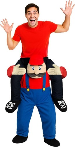 Costume adulto mario super - costume,