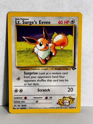 Tenente surge eevee 132 - surge’s, 51/132