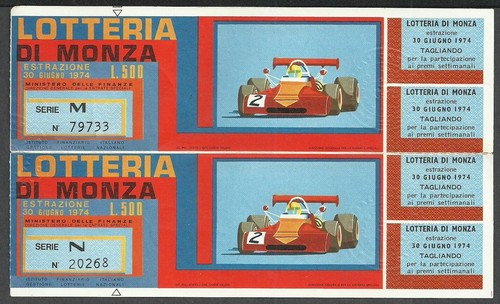 Doppio biglietto lotteria - doppio,