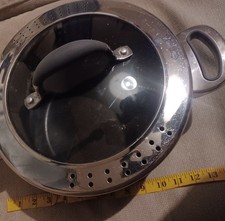 CIRCULON HI-LOW MEYER ANOLON STOCK PENTOLA ALLUMINIO ANODIZZATO COPERCHIO bloccabile