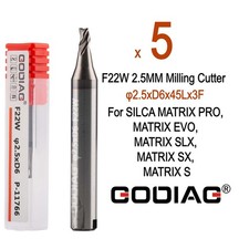 5x GODIAG F22W 2.5MM End