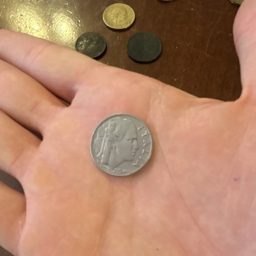 Moneta lire e - lire, imperatore