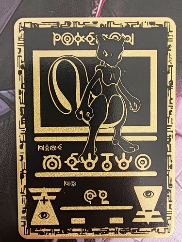 Carte pokemon mewtwo antique - carte,