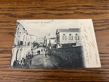 CARTOLINA VILLA SAN GIOVANNI VIA GARIBALDI VIAGGIATA 1905