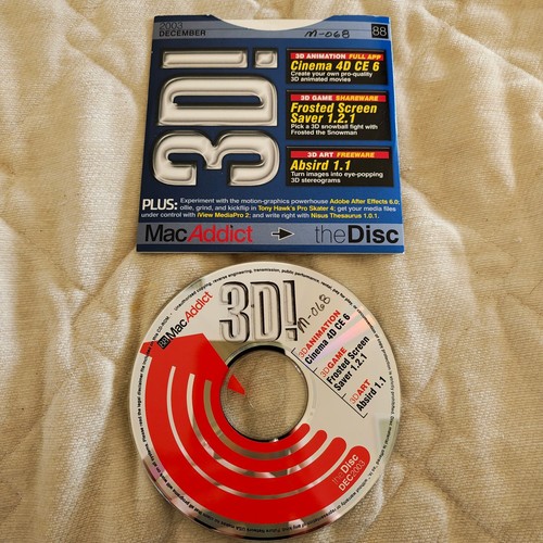 Macaddict the disc - 3d!,